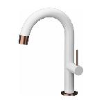 High basin faucet