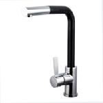 Single lever pull-out kitchen mixer